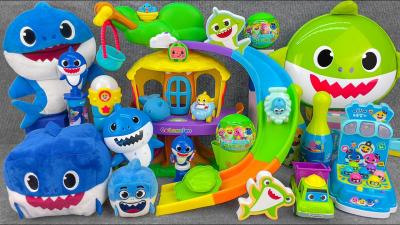 103 Minutes BABY SHARK Collection Unboxing  Satisfying Unboxing ASMR