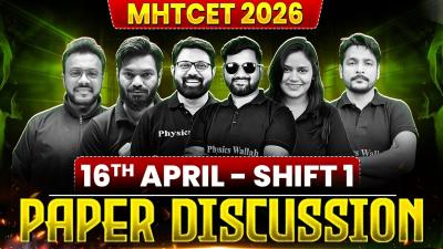 16th April Shift 1 Paper Discussion  MHTCET 2026 mhtcet2026 paperdiscussion