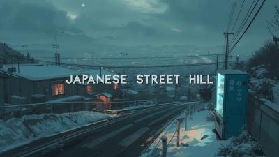 2 AM in Tokyos Winter Stillness   90s Lofi  Neon Streets  Soft Vending Light