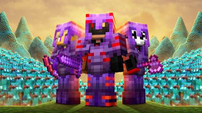 3 Minecraft Pros VS 1000 Hunters