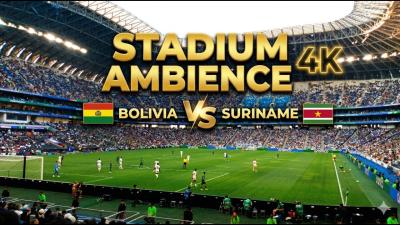  4K  Ambience Monterrey Stadium  World Cup 2026 Qualifiers Bolivia vs Suriname  Walking video