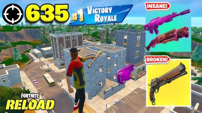 635 Elimination Solo RELOAD Gameplay Wins Fortnite Chapter 7 PS5 Controller