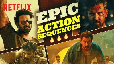 ACTION Sequences That Go BAHOT HARD  Ft. Ram Charan Hrithik R.  More  Netflix India