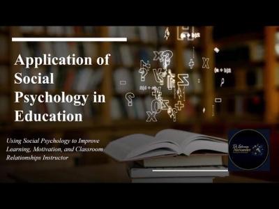 Application of Social Psychology in Education