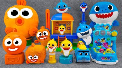 BABY SHARK Collection  Satisfying Baby Shark Cute House Playset ASMR