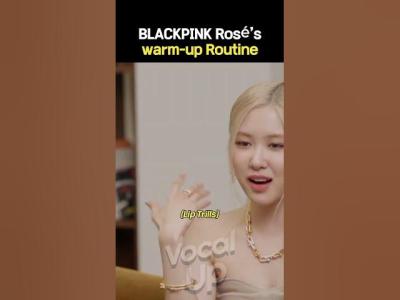 BLACKPINK Rosés Warmup Routine