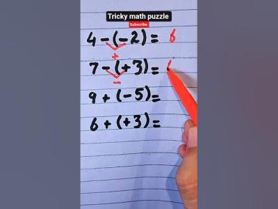 Brackets  Signs Trick  Can You Solve This Math Puzzle  Rule Explained maths mathstricks