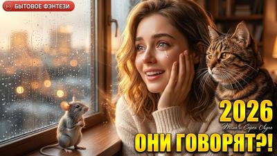 БЫТОВОЕ ФЭНТЕЗИ Как говорящий кот и мышь спасли женщину от одиночества  Полная версия