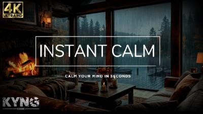  Calming LOfi Fireplace Atmosphere Peaceful Thunderstorm Relax Ambience