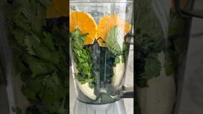 Cilantro Blueberry Detox Recipe smoothie healthyeating detox