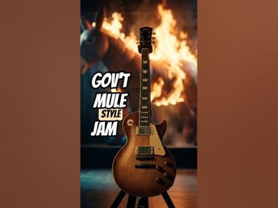 classicrock govtmule style backingtrack Guitar jam