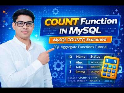 COUNT Function in MySQL  MySQL COUNT Explained  SQL Aggregate Functions Tutorial