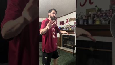 Crazy Alabama Fan Watching Spring Practice  175 Days Until Game Day 