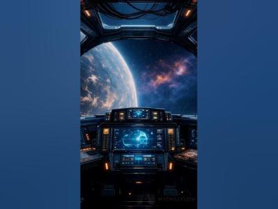 Deep Space Cockpit Ambience  Quiet Reactor Hum