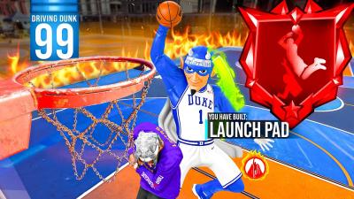 Duke Mascot  Legend Posterizer  Launch Pad Build  UNLIMITED CONTACT DUNKS