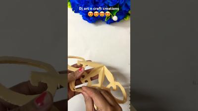 Easy Paper Flower easy craft ytshorts craft diy youtubeshorts shorts flower papercraft