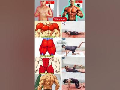 Easy Workout for beginners include hips chest six pack back workoutshortsfitnessviraleducation