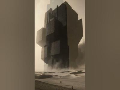 Eclipse Over the Obelisk Field  Dark Drone