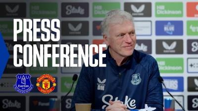 EVERTON v MANCHESTER UNITED  David Moyes Premier League press conference