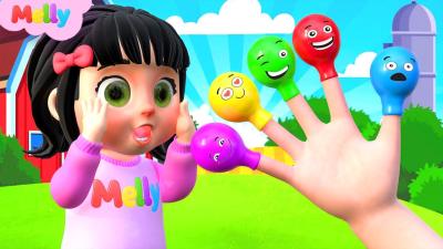 Finger Family Where Are You  Finger Song For Kids  Melly Nursery Rhymes  Kids Songs