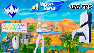 Fortnite Unreal Ranked Reload On PS5 Pro  Keyboard  Mouse Gameplay  120 FPS  4K