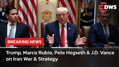 FULL QA Trump Rubio Hegseth  Vance Answer Press on Iran War  U.S. Strategy  AC15