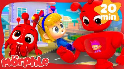 Giant Robots Attack the Magic Pet City  Morphle Cartoons  Videos for Kids  Animation Compilation