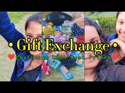 Gift Exchange challenge Wih Friend..  Vlog   25 srilankagiftexchangechallengefriendvlog