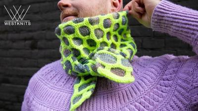 Honeycomb Scarflet  Knitting Tutorial