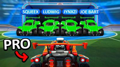 How many average gamers does it take to beat a Rocket League pro
