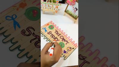 Icecream stick se banaya cute sa NameplateSign board craft diy nameplates handmade