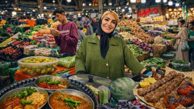 IRAN Before WAR Tehran Street Food in Tajrish CRAZIEST Bazaar