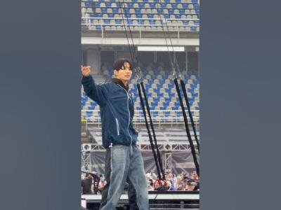 Jungkook for hooligan soundcheck