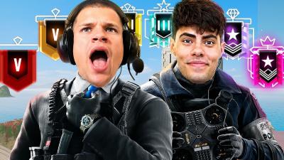 Jynxzi  Dantes 2v2 Vs EVERY Rank Rainbow Six Siege