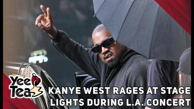 Kanye West Rages at Stage Lights During L.A. Concert .More
