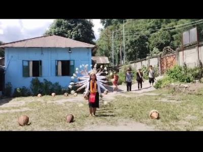 KARAM BO DONYI  New Nyishi Song  rehearsal video type 1 school choreography by Lumi Singhi