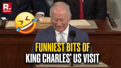 King Charles III Being A Funny Royal Brit  Top Moments US State Visit