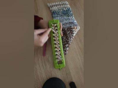 Knitting loom for beginners step by step knitting crochet scarf