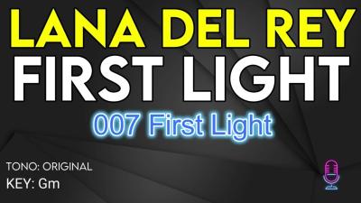 Lana Del Rey  First Light  Karaoke Instrumental