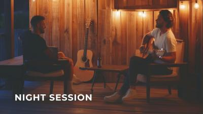 Late Night Acoustic Session Chill Guitar Music with Friends