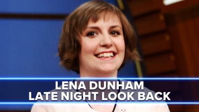 Lena Dunhams First Interview on Late Night with Seth Meyers  Late Night Look Back