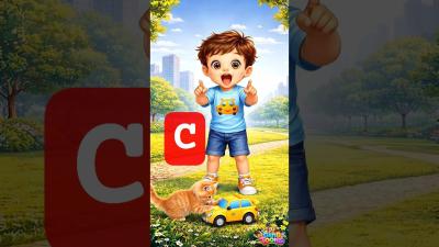 Letter C Song for Kids  C for Cat  Toddler ABC Learning  Learning Video cartoon funny