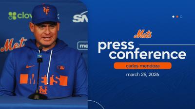 LIVE Carlos Mendoza Press Conference  March 25 2026