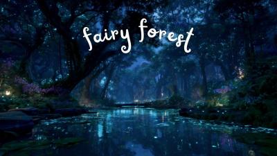 Magical Forest Ambience 8 hours Night Sounds Crickets  Magical Creature 