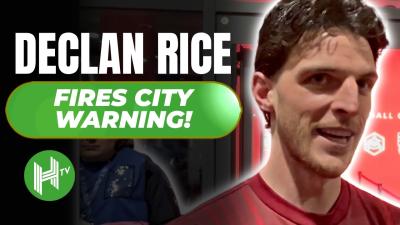 NO FEAR Arsenal  Declan Rice interview  Man City v Arsenal