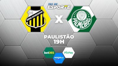 NOVORIZONTINO X PALMEIRAS  AO VIVO  CAMPEONATO PAULISTA  08032026