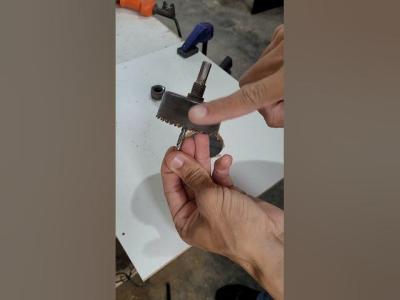 Olha essa dica  serra copo woodworking diy furniture