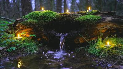 Peaceful Music with Water Sounds for Sleep Soft Piano for Stress Relief and Insomnia