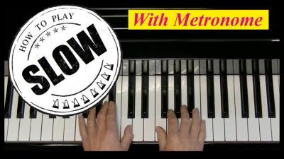 Peaceful Night  Gurlitt  Alfreds Basic  Premier Piano Course 4  Slow Tutorial  BPM8040