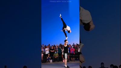 Perfect binding in this pair of Acroyoga Dancer Fitness With Yoga Vlog  shorts yoga acroyoga